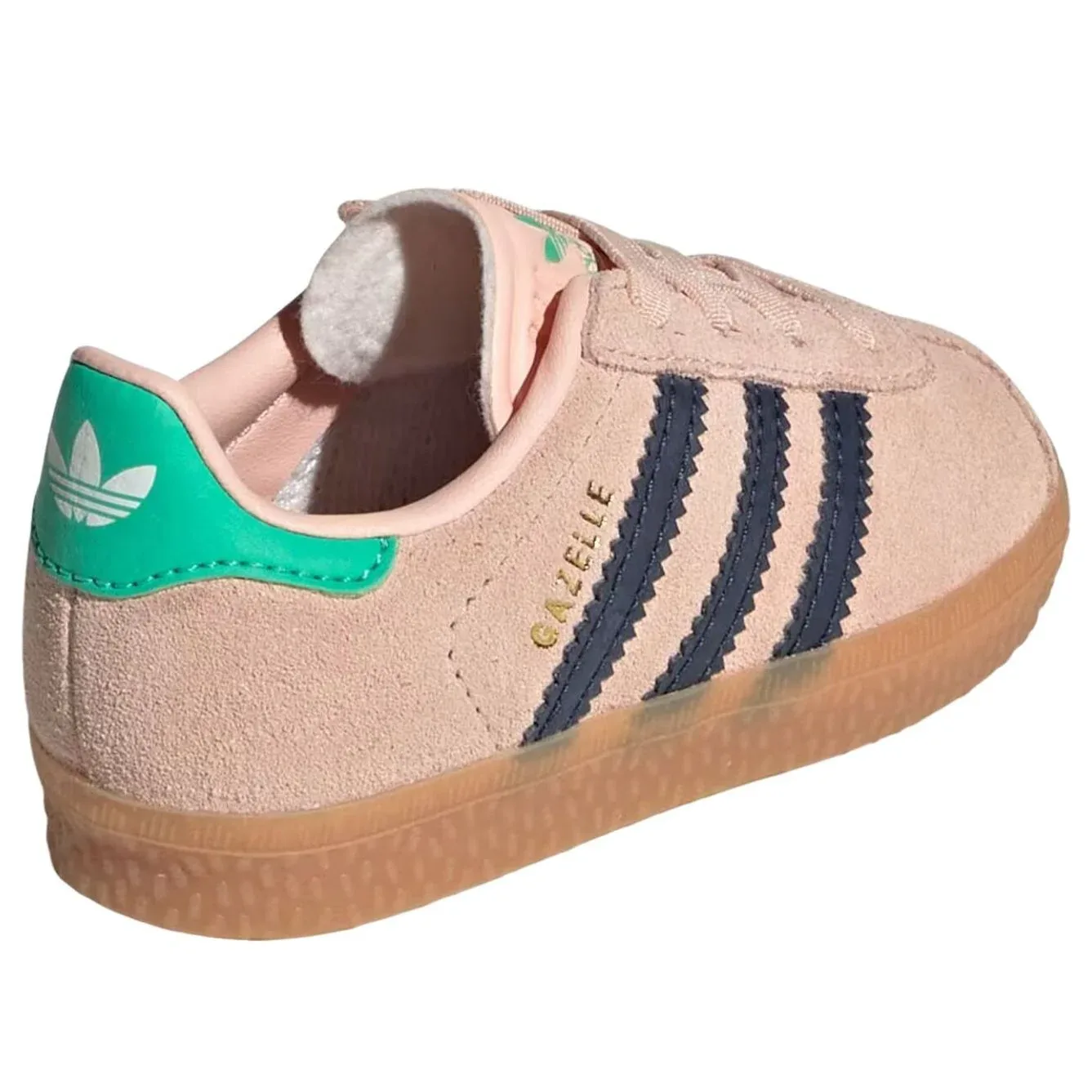 Кроссовки (TD) Adidas Gazelle 'Blush Pink Night Indigo Green' — фото 3