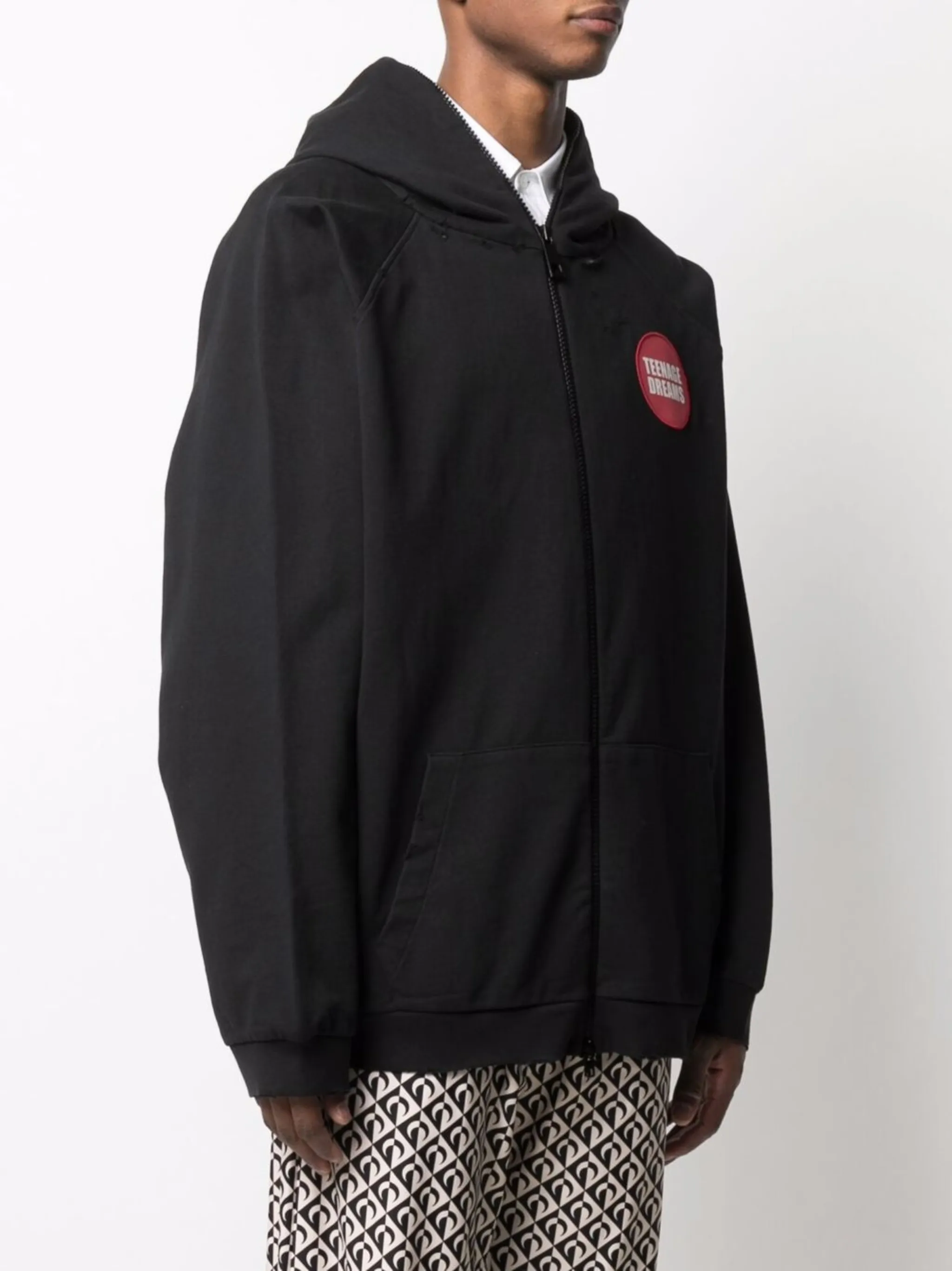 Худи Teenage Dreams на молнии Raf Simons, черный — фото 3