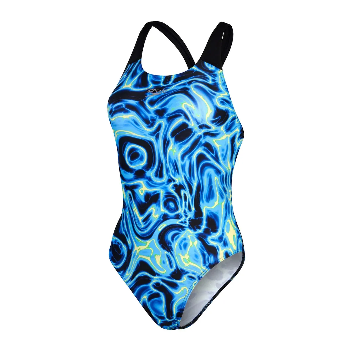 

Женский купальник Allover Digital Powerback Speedo, бирюзовый