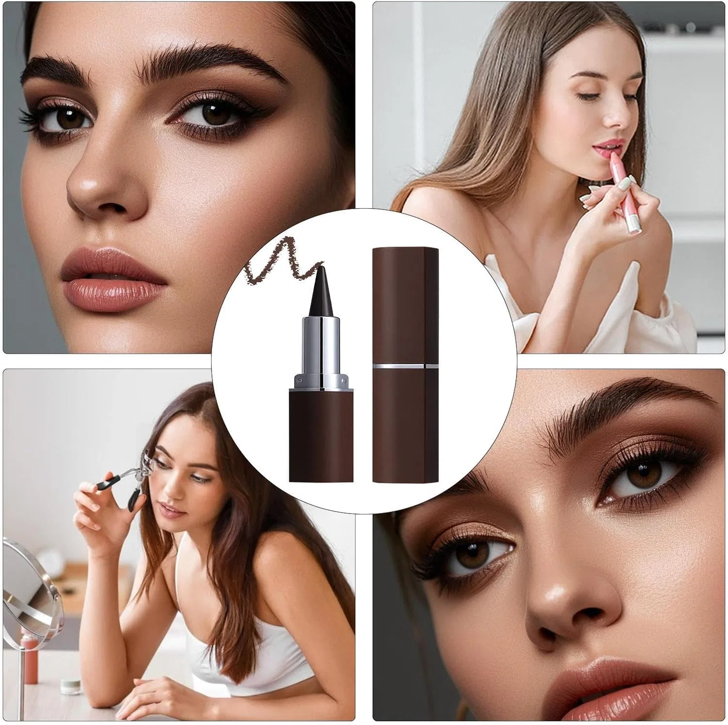 Карандаш для глаз Smokey Eye Pencil, черный, гелевая подводка-стик — фото 4