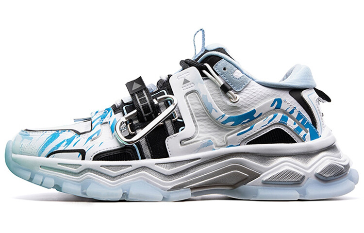 

State Pole Hiking Shoes Men Low-Top Great White / O"Ohai Blue Peak