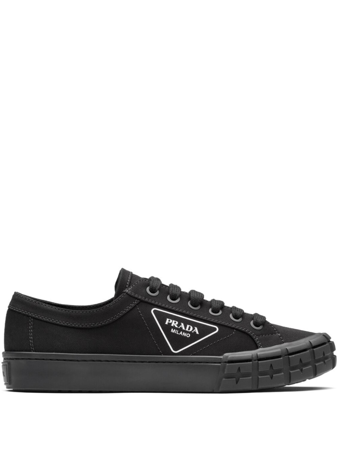 

Prada кеды Gabardine Wheel, черный