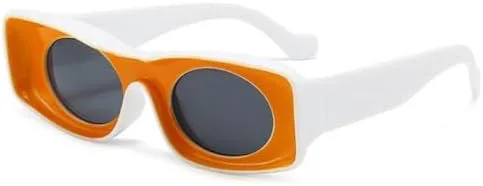 

Модные солнцезащитные очки в овальной оправе из смолы, разноцветные, для мужчин и женщин, забавные солнцезащитные очки для активного отдыха MTZJH, Style C