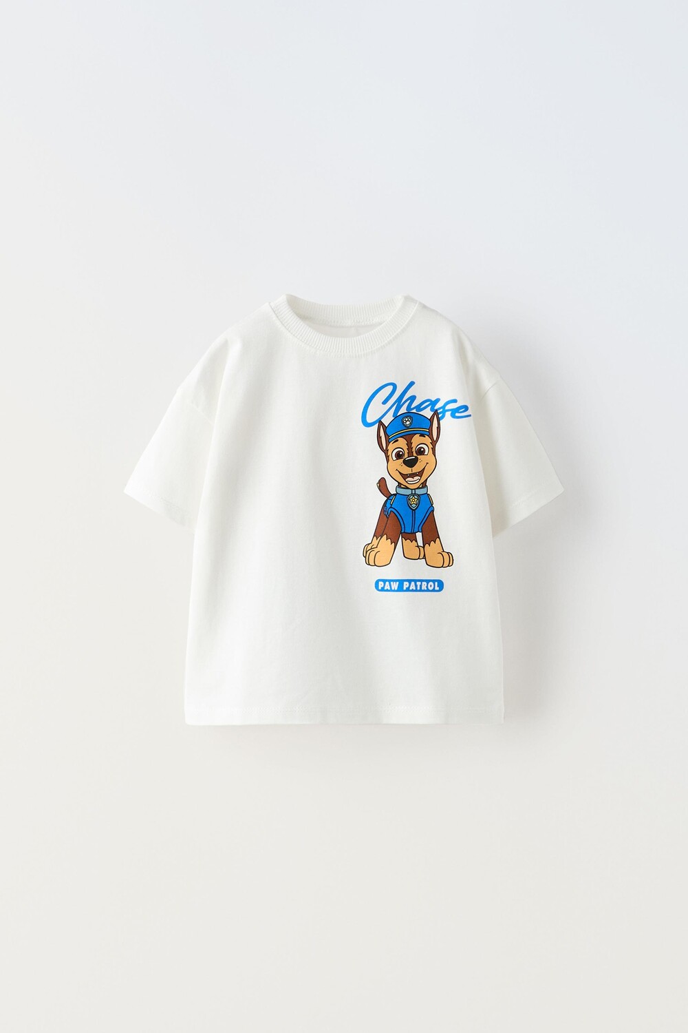 

Футболка щенячий патруль chase ZARA, устрично-белый