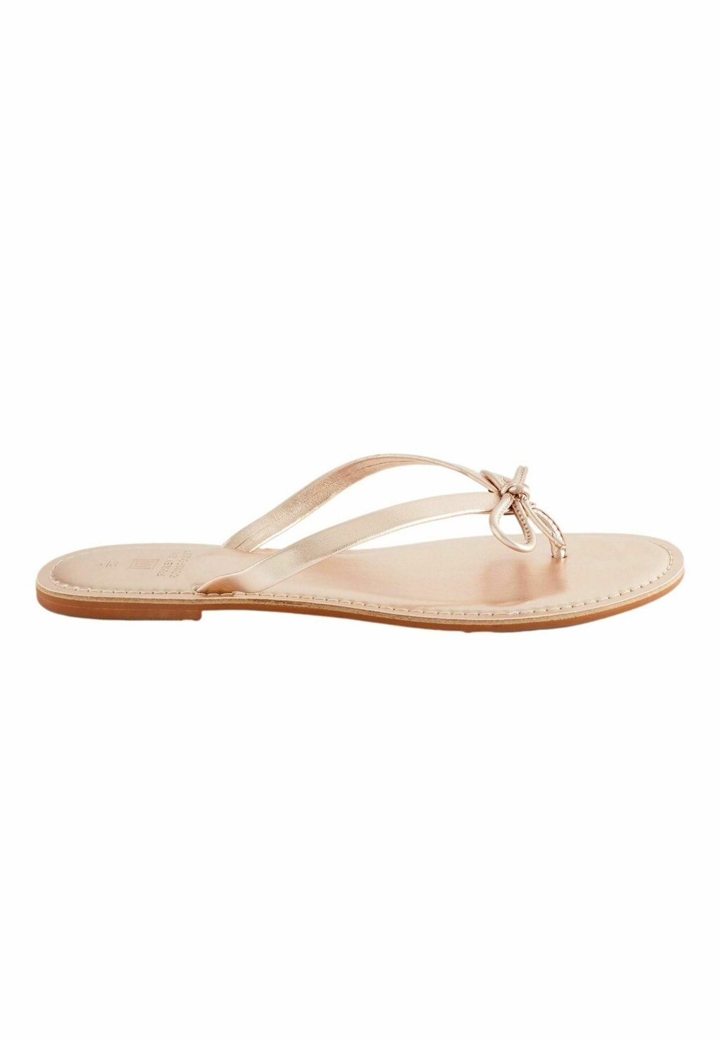

Шлепанцы Forever Comfort Bow Detail Regular Wide Fit Next, розовое золото