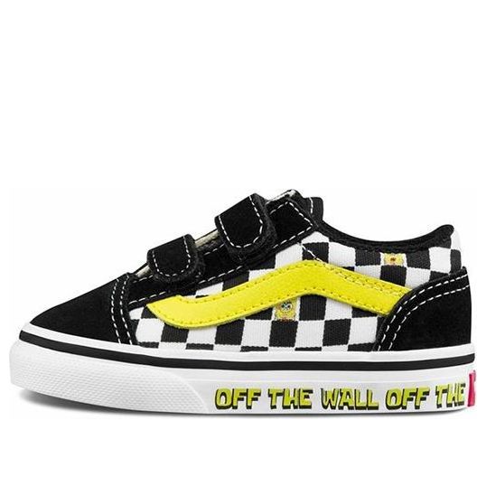 

Кеды (TD) Vans SpongeBob SquarePants x Old Skool Velcro 'Off The Wall', черный