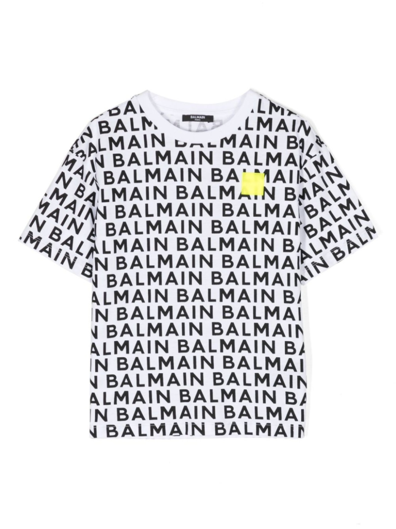 

Balmain Kids футболка с логотипом, белый