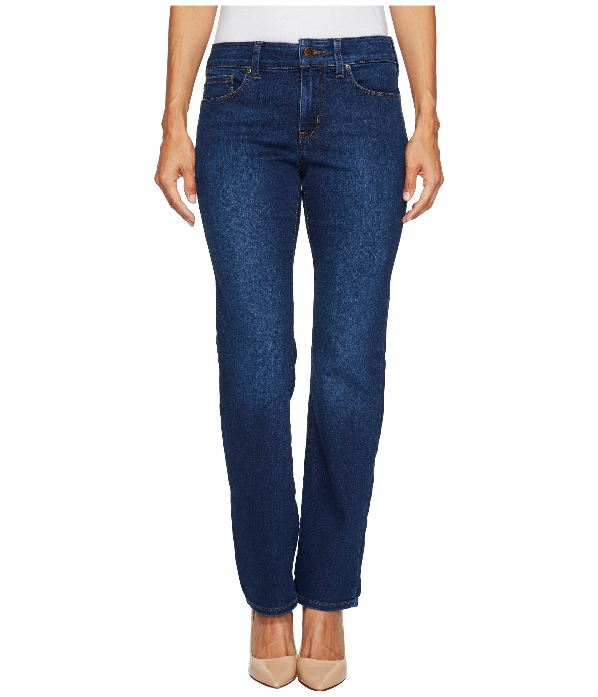 

Джинсы NYDJ Petite Marilyn Straight Jeans In Cooper, Cooper