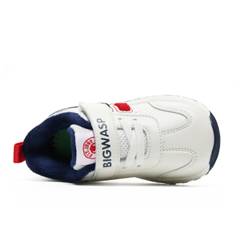 Детские повседневные ботинки Pre school BIG WASP, бежевый/синий winter cotton shoes — фото 4