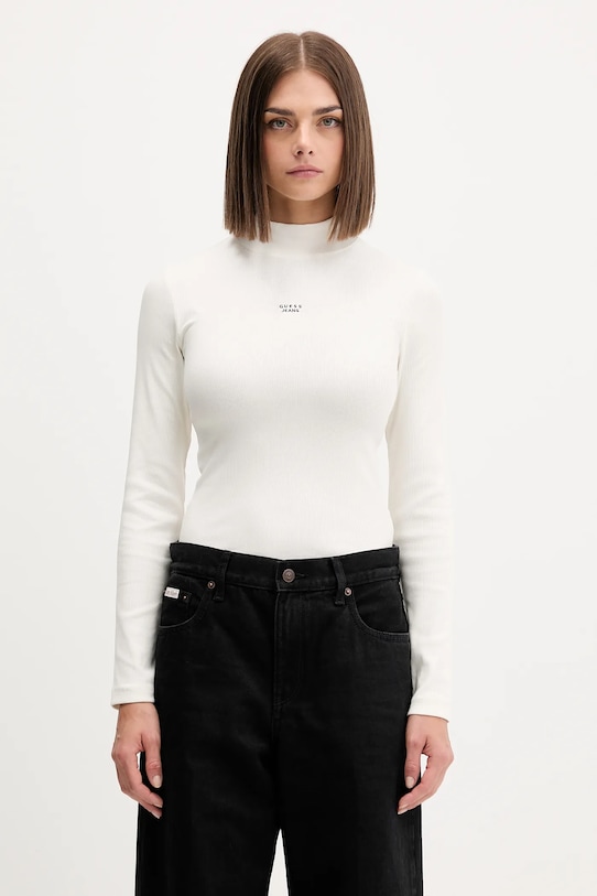 

Лонгслив Guess Jeans, бежевый