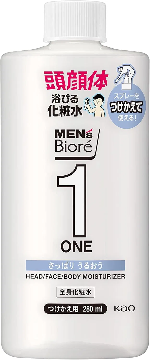 Лосьон для тела Men's Biore ONE Full Body Lotion Spray, освежающий, увлажняющий, 280 мл