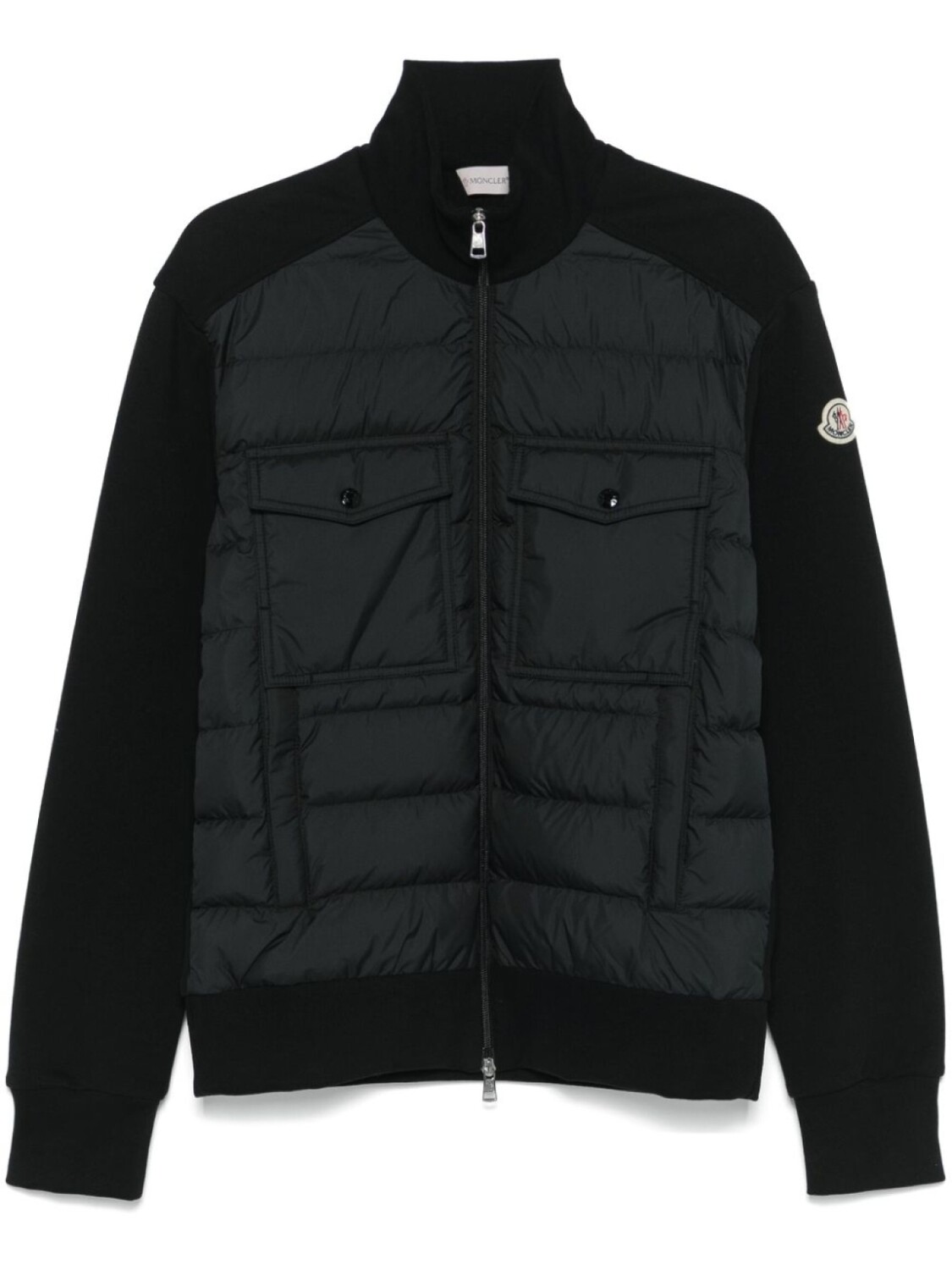 

Moncler куртка со вставками, черный