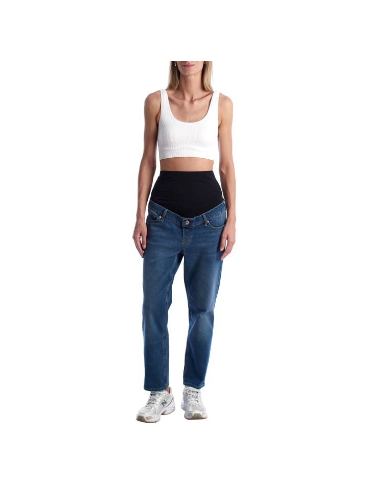 

Брюки для беременных синего цвета GAP