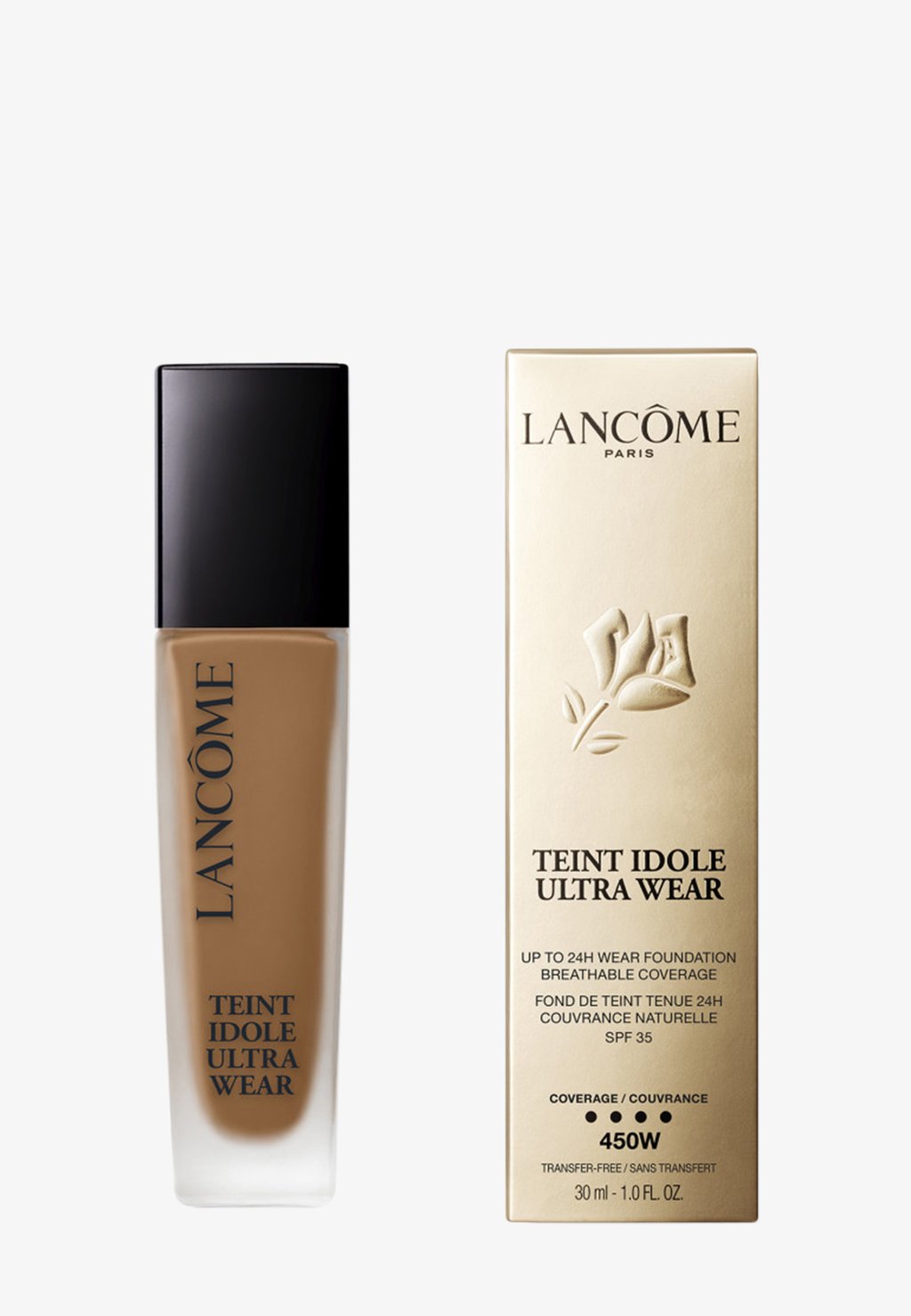 

Тональная основа TEINT IDOLE ULTRA WEAR LANCÔME, цвет 450w - früher 09 cookie