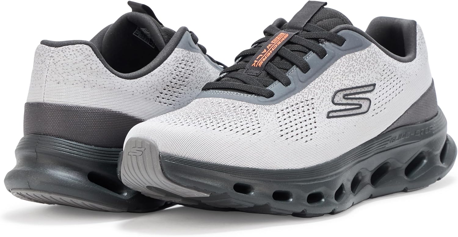 Мужские кроссовки Skechers Go Walk Glide Step 2.0 Vic, черный/серый — фото 3