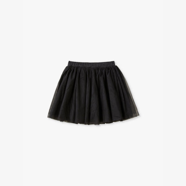

Мини-Юбка из плиссированного тюля 6-14 лет Benetton, черный