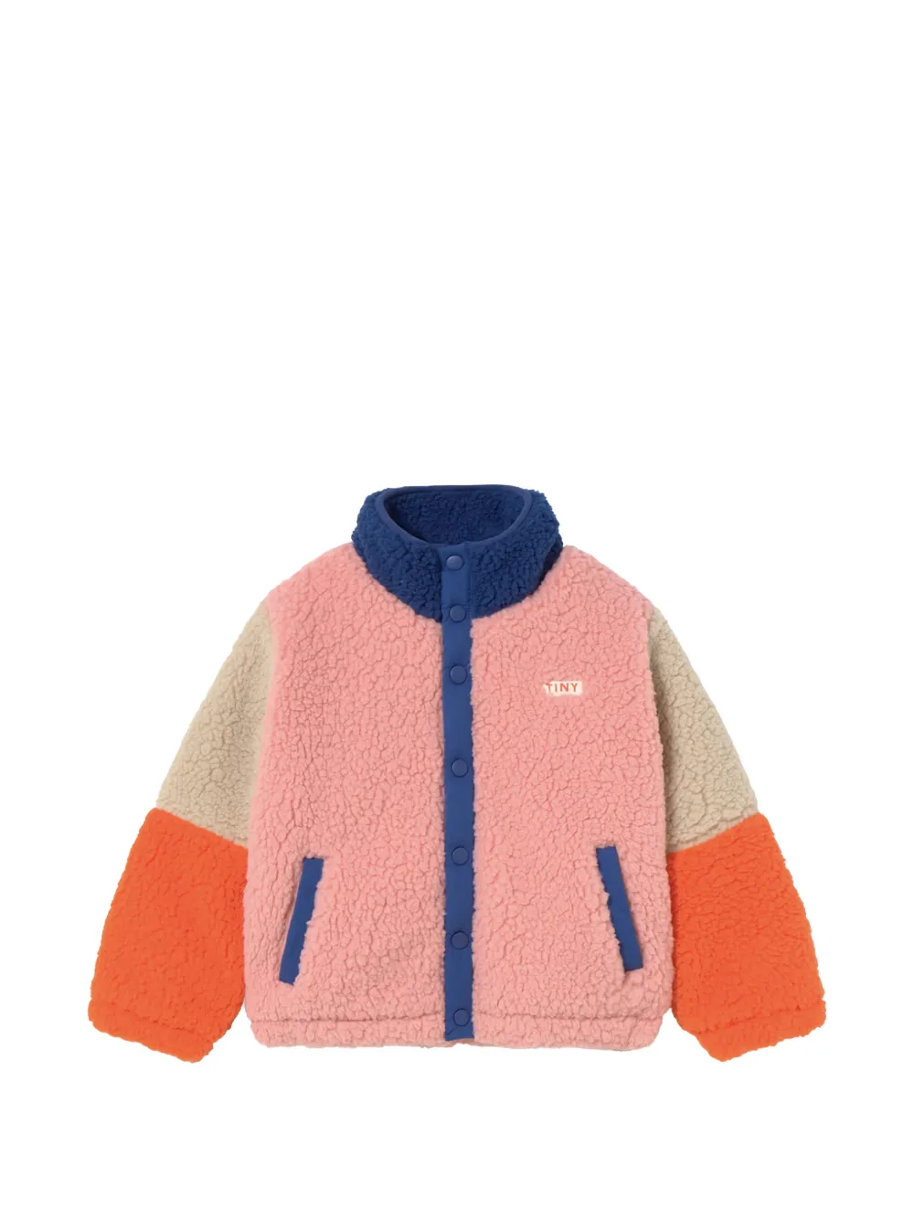 

Куртка в стиле колор-блок Tiny Cottons, синий