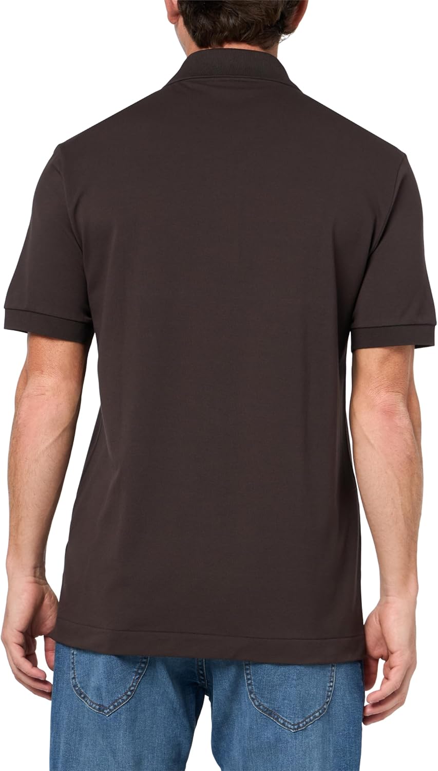 Мужская поло Lacoste Classic Fit L.12.12 из легкого пике, Port — фото 2