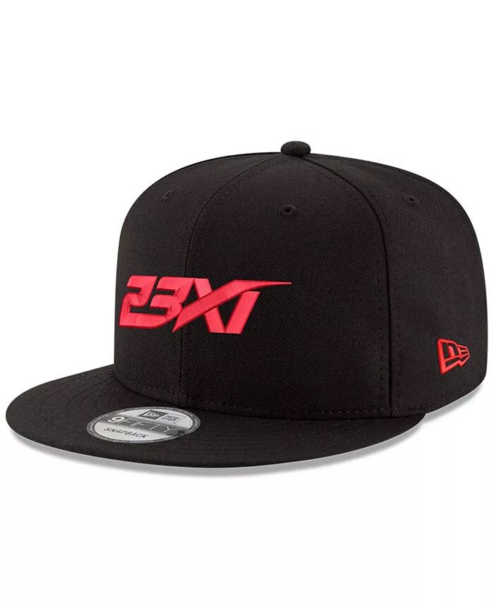 

Мужская черная бейсболка 23XI Racing New Logo 9FIFTY Snapback New Era