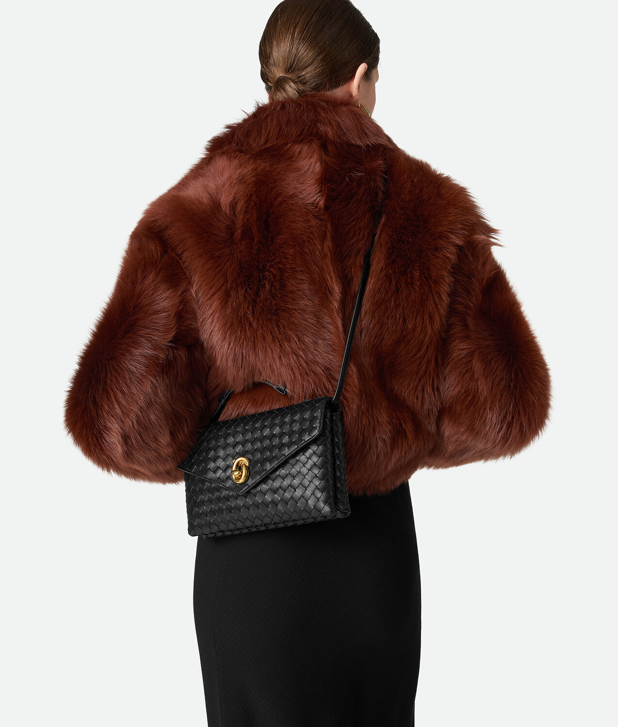 Женская сумка Knot Lock BOTTEGA VENETA, черный — фото 2