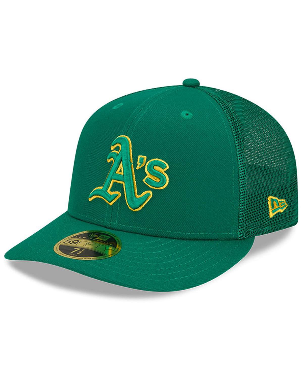 

Мужская зеленая облегающая шляпа Oakland Athletics 2022 с низким профилем 59FIFTY New Era