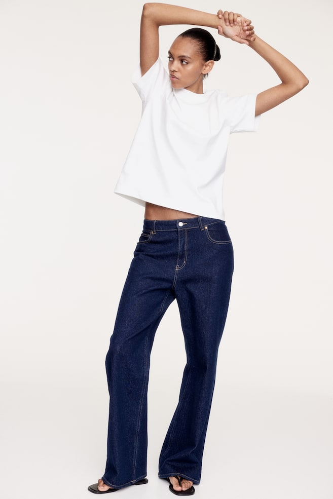 

Футболка из хлопка пима H&M, белый