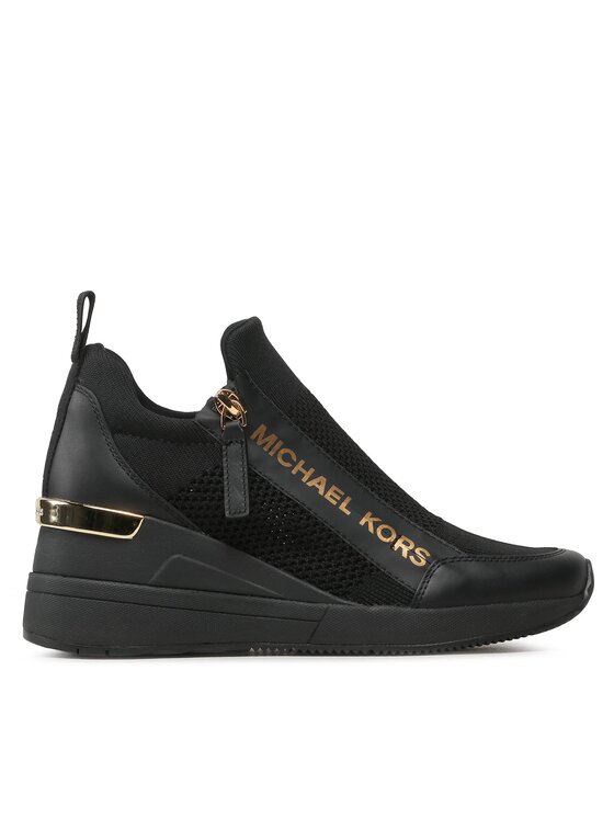 Кроссовки Willis Wedge Trainer 43F3WIFS1D Michael Michael Kors, чёрный — фото 2