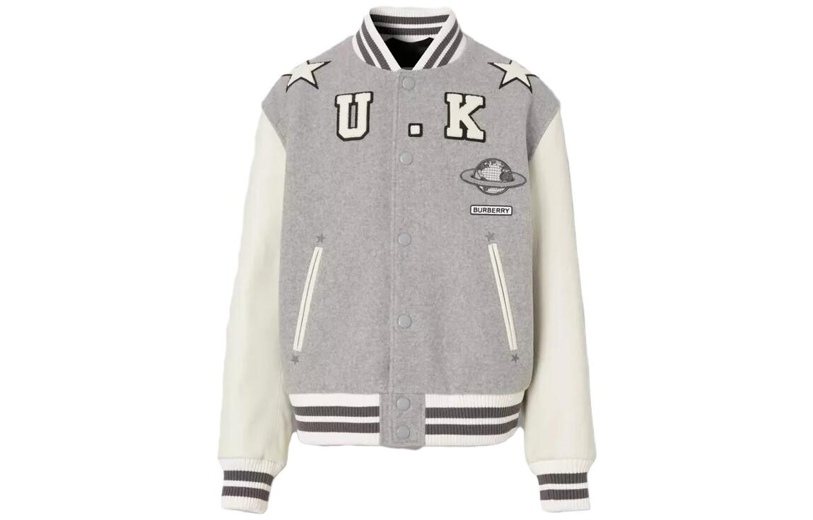 

Мужское бейсбольное джерси Burberry, цвет Gray