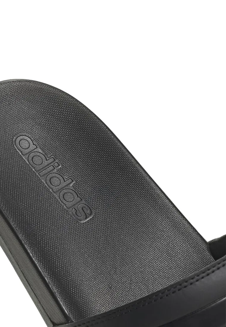 Шлепанцы, Comfort Slides, Adidas, черные — фото 3