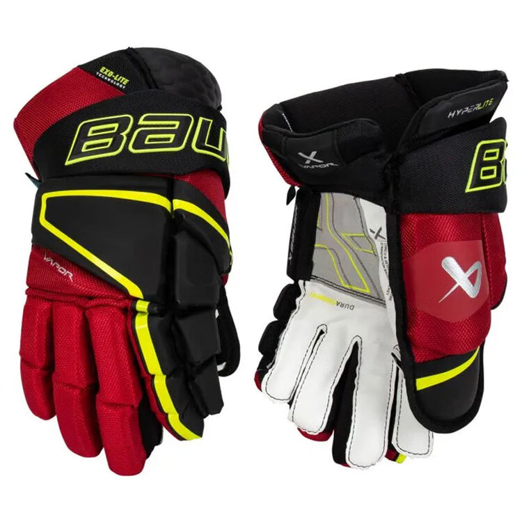 

BAUER Новые хоккейные перчатки HYPERLITE 2022, для юниоров и взрослых, элитный уровень, размер 14, цвет VAP