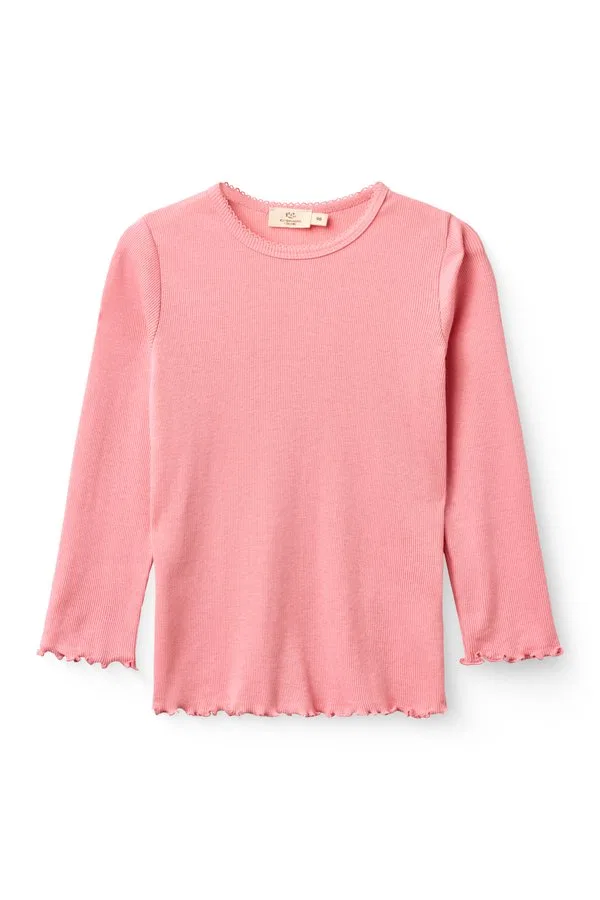 Футболка с длинными рукавами tee picot Copenhagen Colors, Pink — фото 3