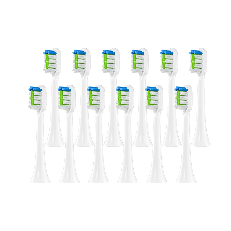 Сменные насадки для зубной щетки SICHENG, Standard Cleaning Type White 12 Pcs