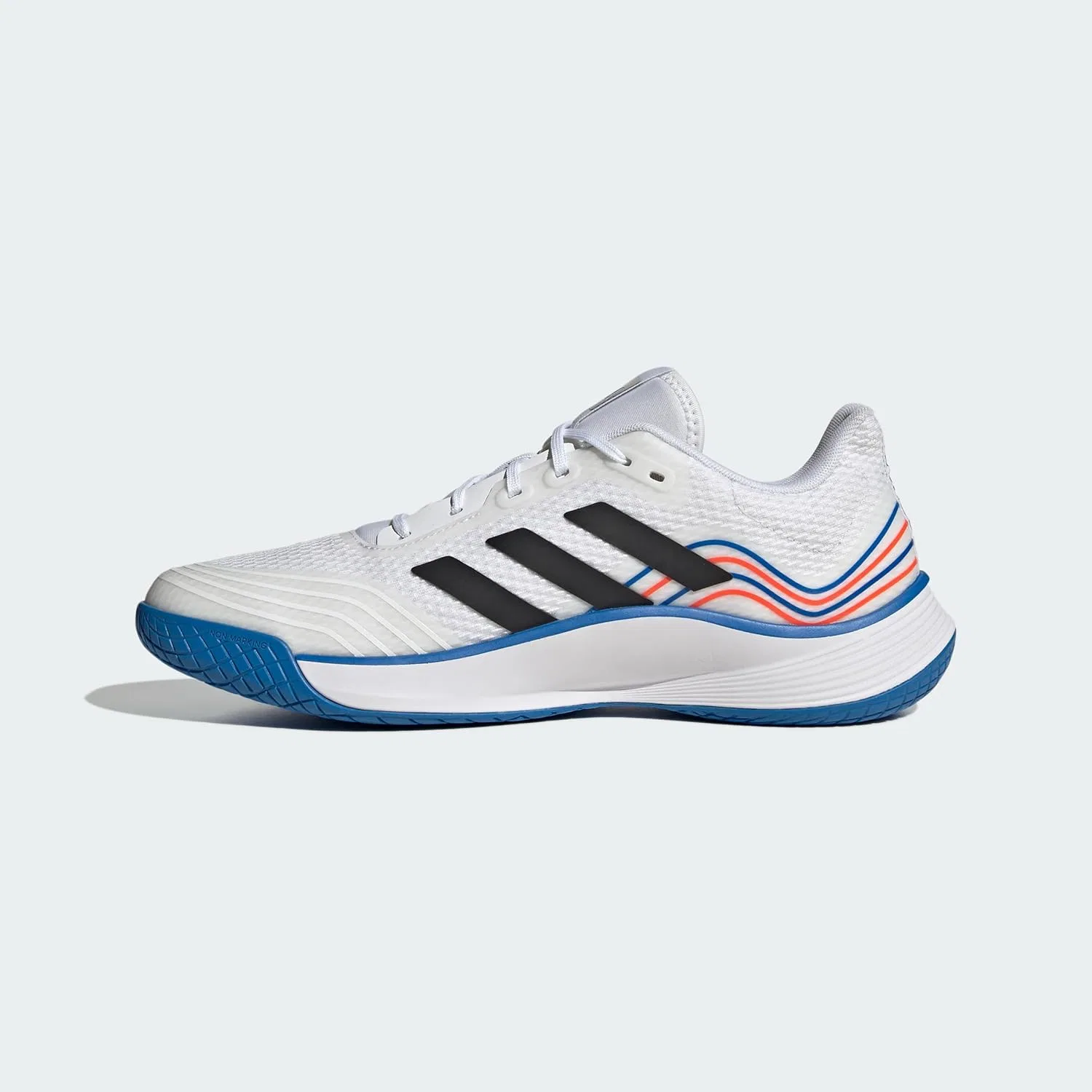 Волейбольные кроссовки Adidas Novaflight, Cloud White Core Black Bright Royal — фото 2