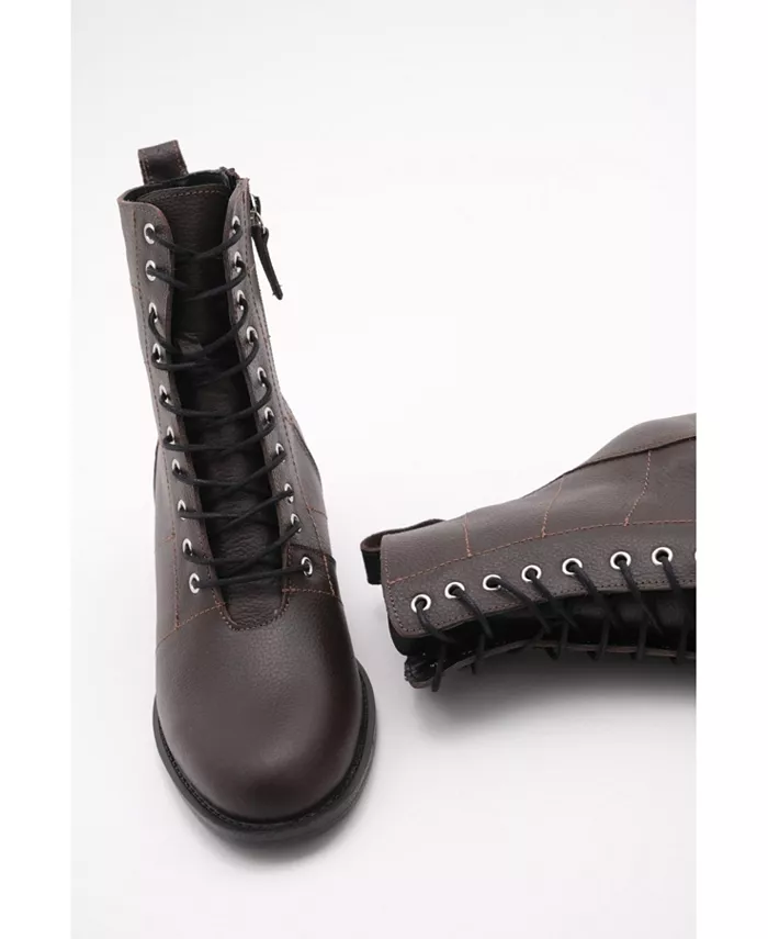 Кожаные ботинки Tivona (женские) Forever & Always Shoes, коричневый — фото 4