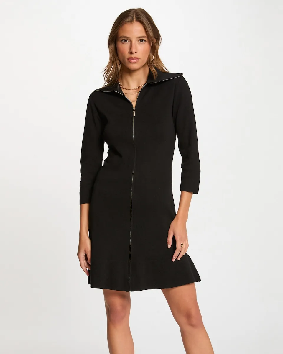 

Обтягивающее трикотажное платье Morgan, черный