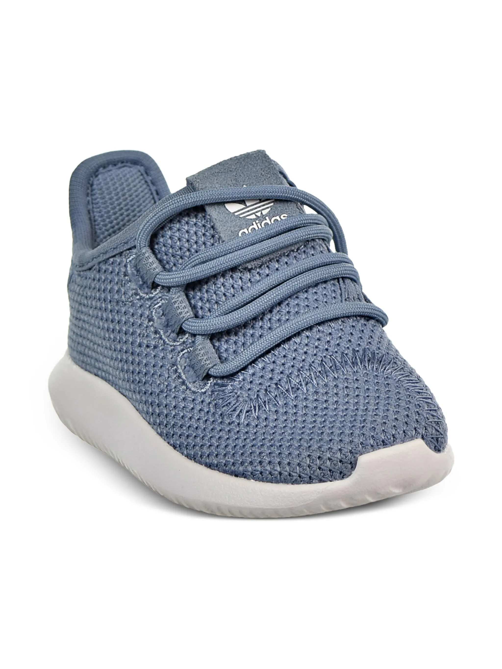 Кроссовки Tubular Shadow Row Grey/White Adidas Kids, синий — фото 2