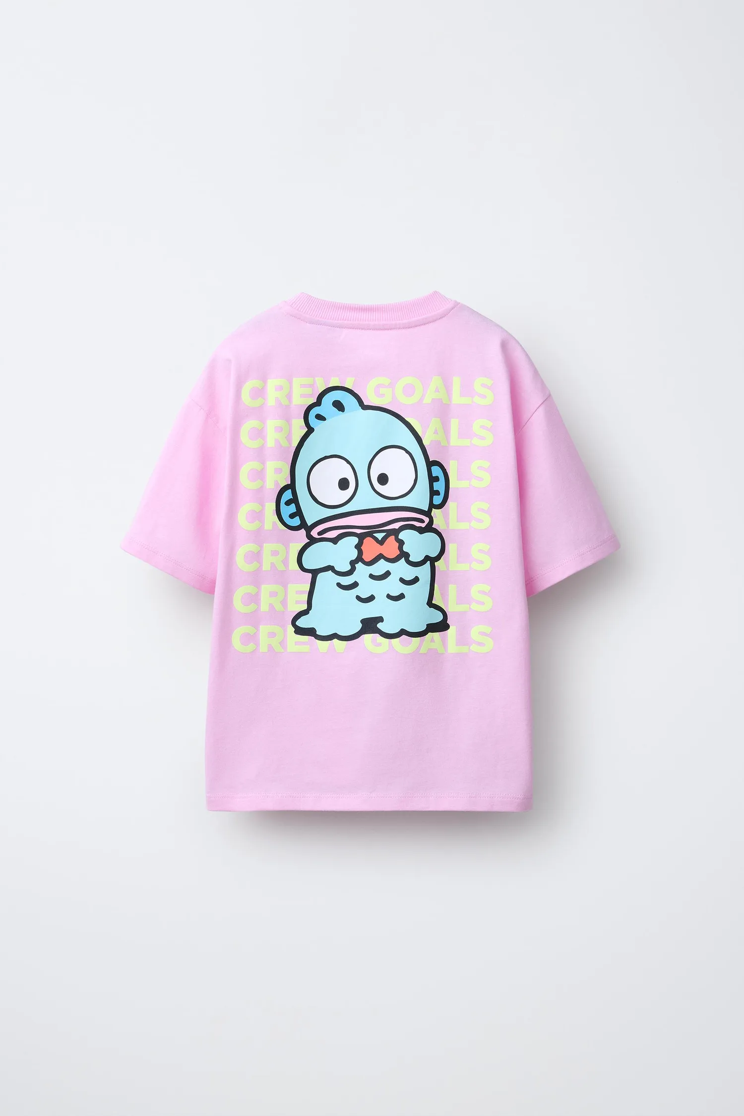 Футболка hangyodon and friends sanrio Zara, розовый — фото 2