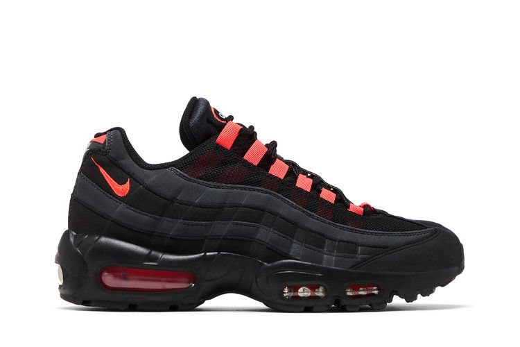Кроссовки Nike Air Max 95 'Black Laser Crimson', черный — фото 2