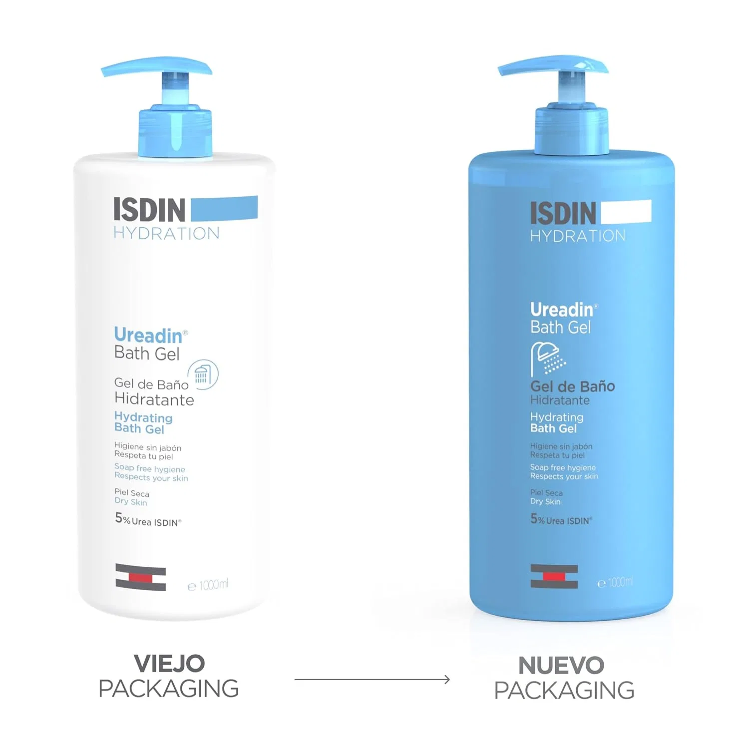 Гель для душа «Ureadin Bath Gel» для сухой кожи от Isdin Isdin, White — фото 2