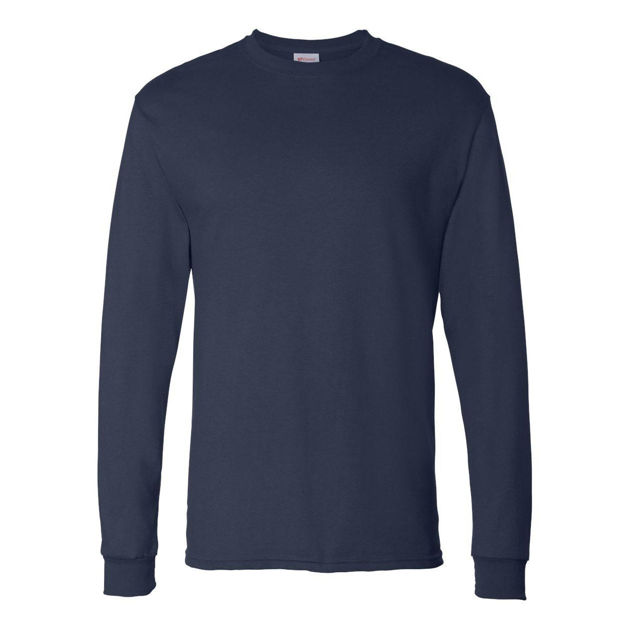 

Футболка Hanes Essential-T с длинным рукавом, темно-синий