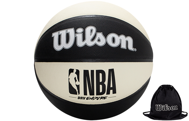 

Wilson Баскетбольный мяч nba pu черный белый размер 7 тренировочный unisex