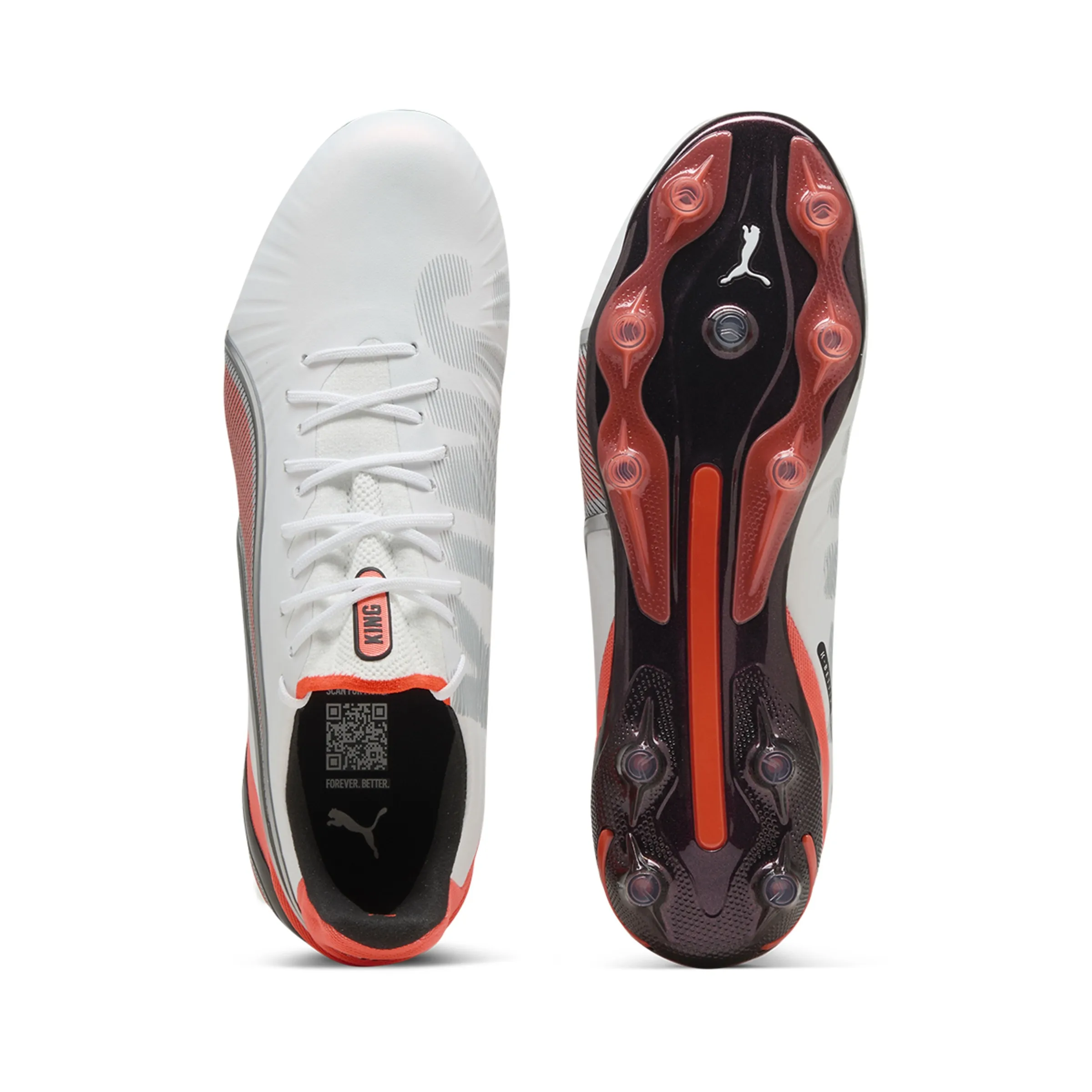Футбольные бутсы для мужчин KING ULTIMATE FG/AG Puma, белый — фото 3