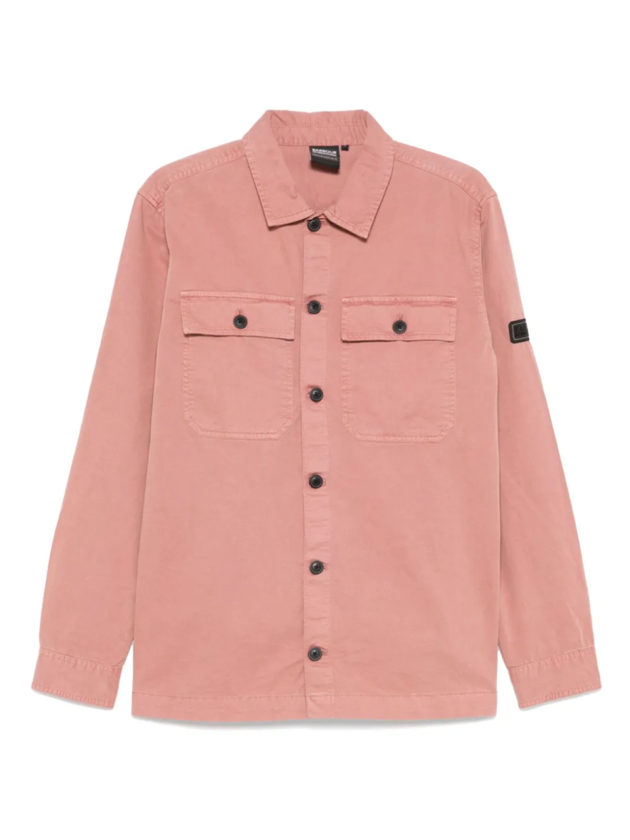 

Хлопковая рубашка-пиджак Barbour International, розовый