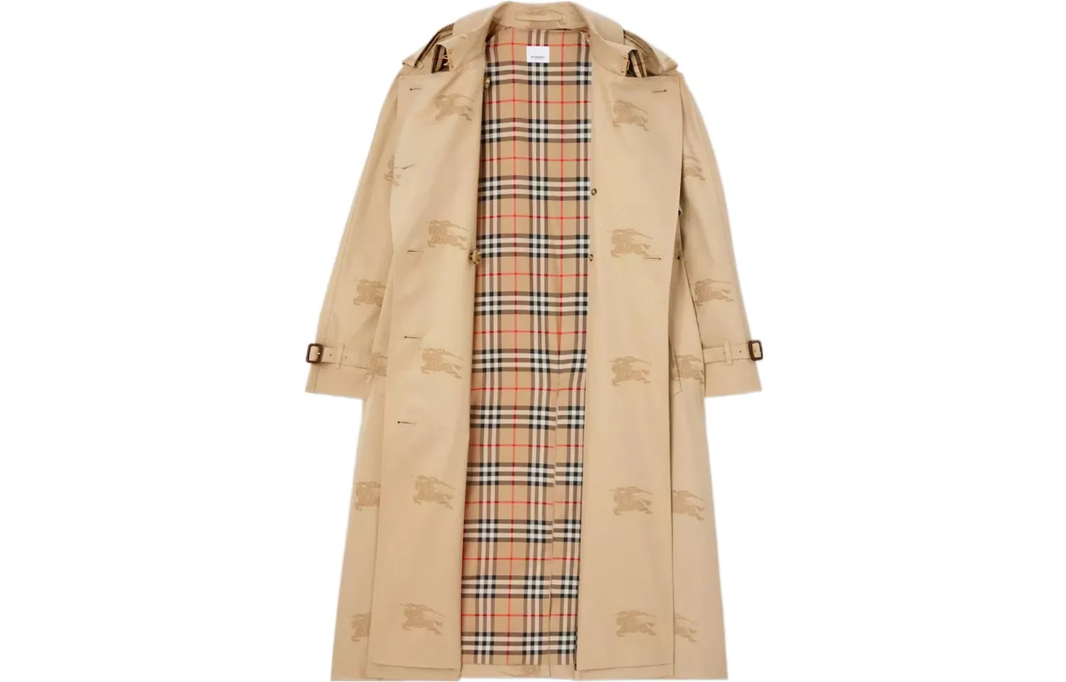 Тренчкот Burberry Soft Tawny, классический, весна-осень — фото 3