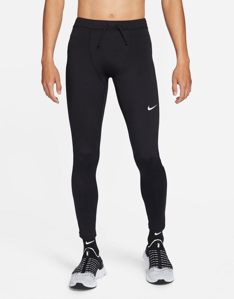 

Черные тайтсы Nike DRI-FIT Challenger
