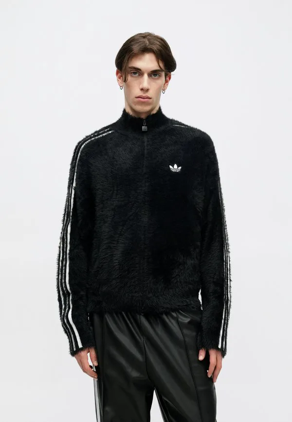 Классическая куртка для межсезонья Adidas Originals, Black/Off-White — фото 4