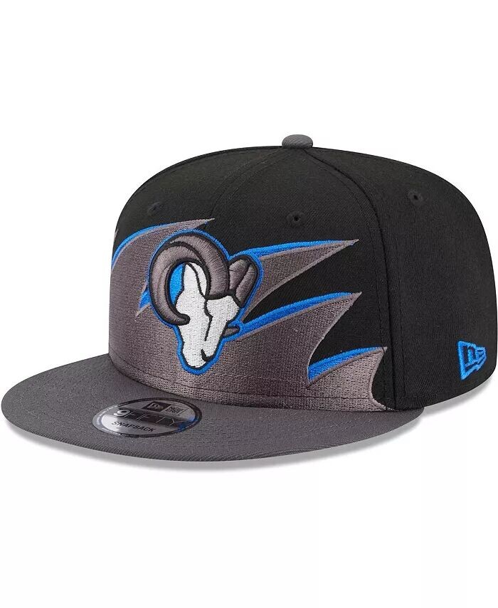 

Мужская черная бейсболка Los Angeles Rams Tidal Wave 9FIFTY Snapback New Era, черный