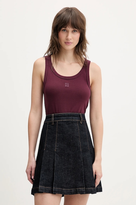 

Топ datamia HUGO, бордовый