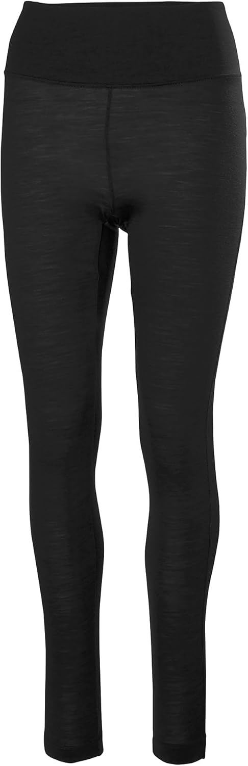 

Женские брюки Helly-Hansen Durawool - влагоотводящие, дышащие леггинсы базового слоя для активного отдыха на природе, 990 Black