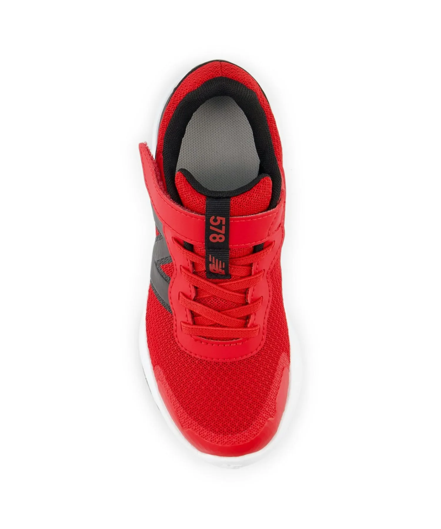 Детские кроссовки с липучкой New Balance 578v1 Strap красные — фото 4